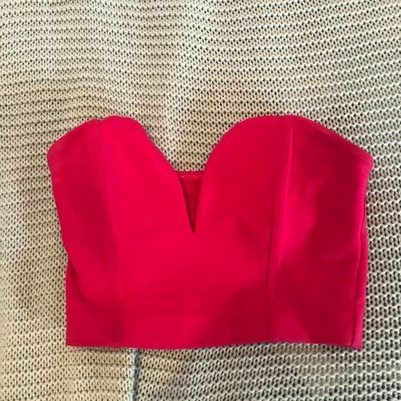 hot pink bustier/tube top, size S - Picture 1 of 1